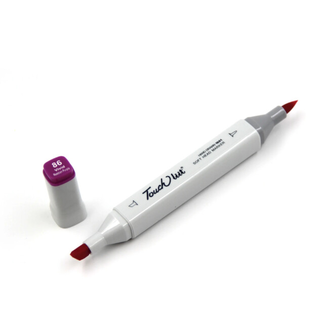 Touchliit Çift Taraflı Marker Kalem Vivid Reddish Purple RP86 - Gvn Art