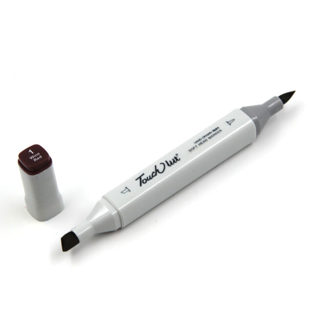 Touchliit Çift Taraflı Marker Kalem Wine Red R1 - Gvn Art