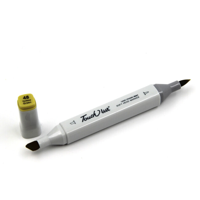 Touchliit Çift Taraflı Marker Kalem Yellow Green GY48 - Gvn Art