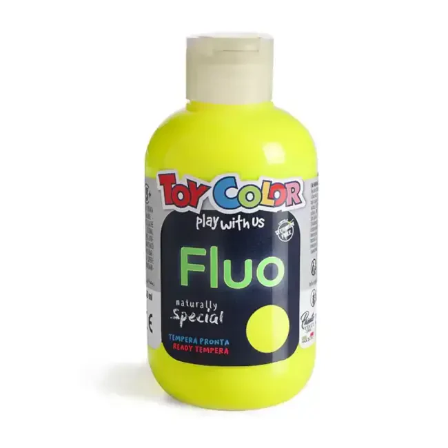 Toy Color Fluo Tempera Boya 250 ml Sarı 0931.033 - 1