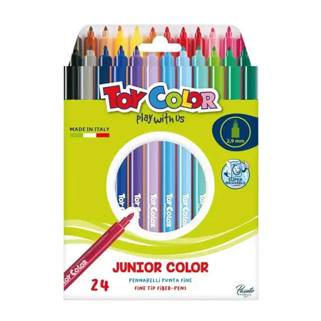 Toy Color Junior Marker Keçeli Kalem 24'lü 0028.000 - 1