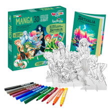 Toy Color Manga 3D Puzzle Boyama Seti 4015.000 - Toy Color