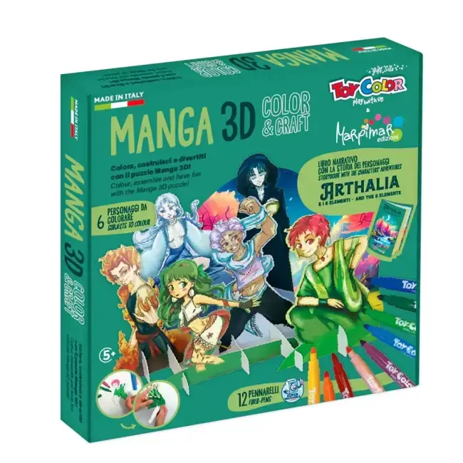 Toy Color Manga 3D Puzzle Boyama Seti 4015.000 - 1