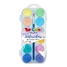 Toy Color Pearlescent Sedefli Suluboya 30 mm 12'li 0767.025 - 1