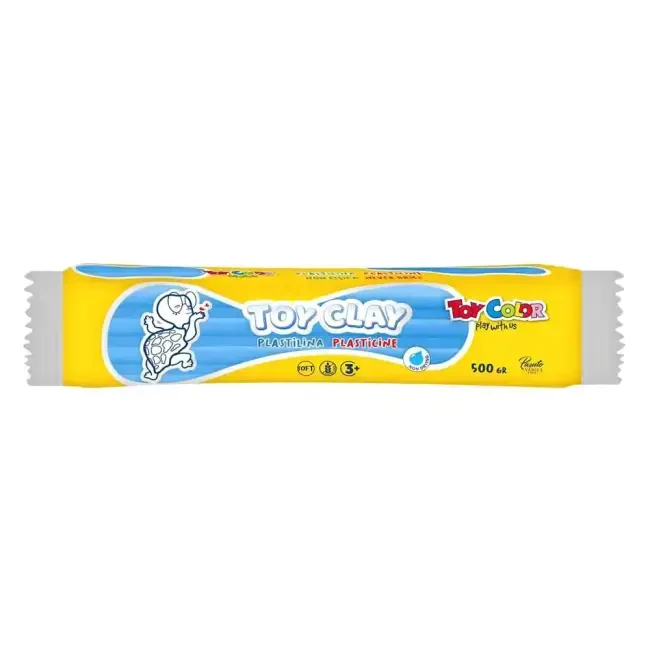 Toy Color Plastilin Kurumayan ve Glutensiz Oyun Hamuru 500 gr Açık Mavi 1009.015 - Toy Color