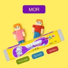 Toy Color Plastilin Kurumayan ve Glutensiz Oyun Hamuru 500 gr Mor 1009.019 - Toy Color (1)