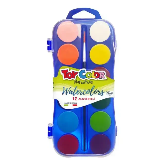 Toy Color Suluboya 30 mm 12'li 0704.022 - Toy Color
