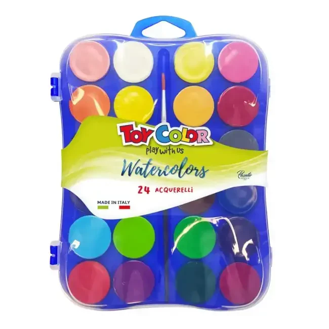 Toy Color Suluboya 30 mm 24'lü 0703.022 - Toy Color