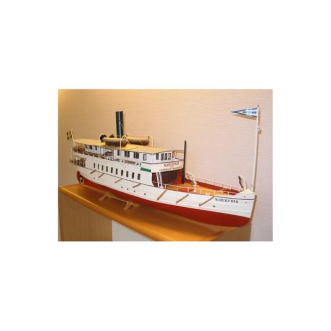 Türkmodel Ahşap Maket 1:32 Ölçek Yolcu Gemisi s/s Mariefred - 1
