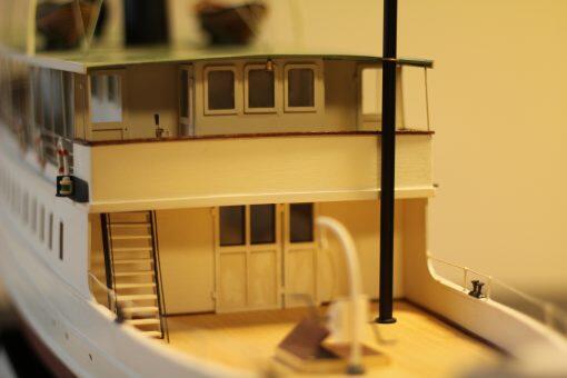 Türkmodel Ahşap Maket 1:32 Ölçek Yolcu Gemisi s/s Mariefred - 3