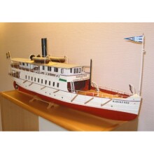 Türkmodel Ahşap Maket 1:32 Ölçek Yolcu Gemisi s/s Mariefred - 4