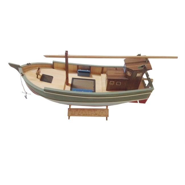 Türkmodel Ahşap Maket 1:35 Ölçek Gemi Taka 35 cm - 1