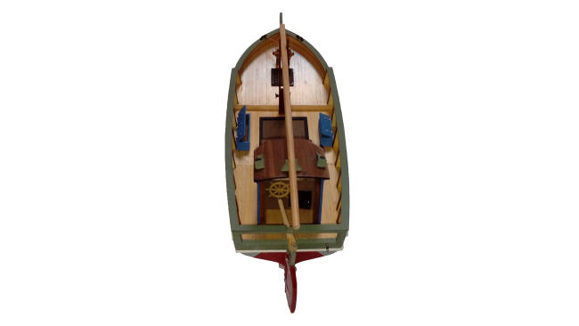 Türkmodel Ahşap Maket 1:35 Ölçek Gemi Taka 35 cm - 2