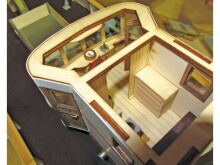 Türkmodel Ahşap Maket Balıkçı Teknesi 1:25 Ölçek M/S Conny - 3