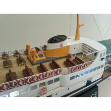 Turkmodel Maket Ahşap Gemi Paşabahçe Vapuru 1/87 N:141 - 10