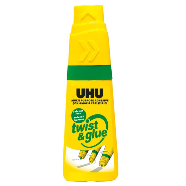 Uhu Twist & Glue Solventsiz Çok Amaçlı Yapıştırıcı 35 ml 323245 - 1