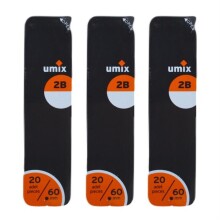 Umix Kalem Ucu 2B 20 Adet 60 mm 3 Paket - Umix