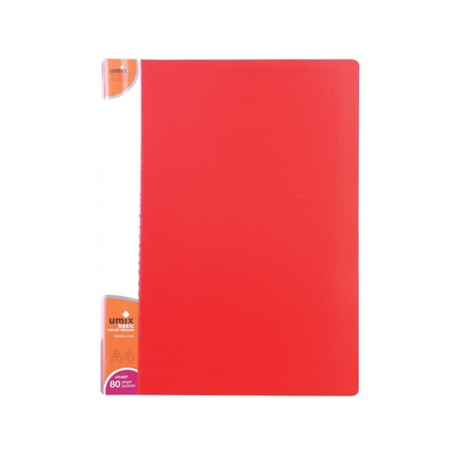 Umix Sunum Dosyası Databook Basıc A4 80Lı Kırmızı - 2