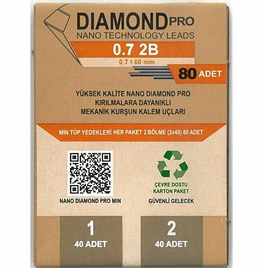 Uni Diamond Min 0,7 mm 2B - 1