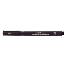 Uni Pin Su Bazlı Teknik Çizim Kalemi Siyah 0,05 mm - 1