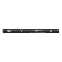 Uni Pin Su Bazlı Teknik Çizim Kalemi Siyah Brush - Uni