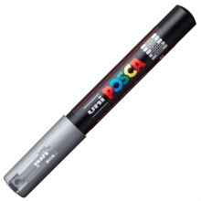 Uni Posca Marker PC-1M 0.7 mm Silver - Uni