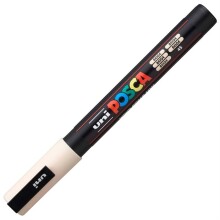 Uni Posca PC-3M Su Bazlı Poster Marker Kalem 0.9-1.3 mm Beige 45 - Uni
