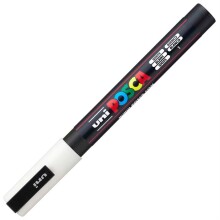 Uni Posca Marker PC-3M Boyama Markörü 0.9-1.3 mm White - Uni