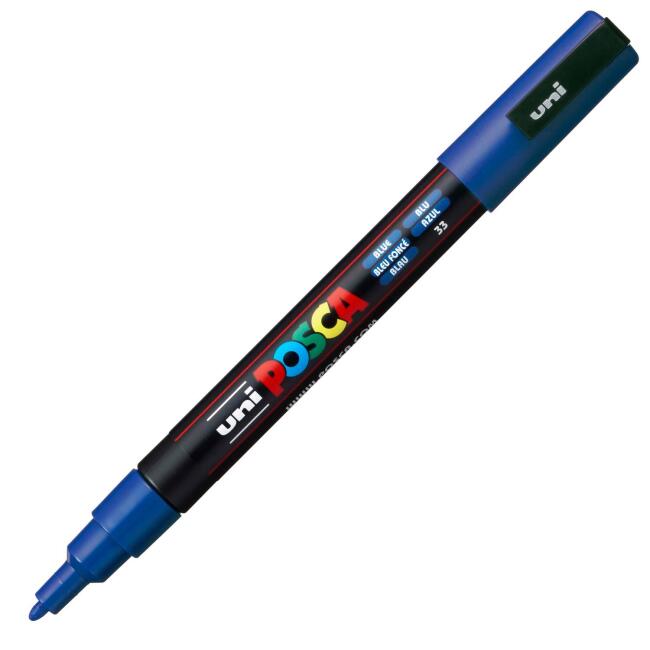 Uni Posca Marker PC-3M 0,9-1,3 mm Blue - 2