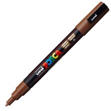 Uni Posca Marker PC-3M Boyama Markörü 0.9-1.3 mm Brown - Uni (1)