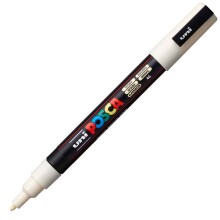 Uni Posca Marker PC-3M Boyama Markörü 0.9-1.3 mm Ivory - Uni (1)