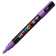 Uni Posca Marker PC-3M Boyama Markörü 0.9-1.3 mm Violet - Uni (1)