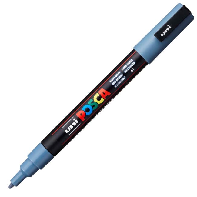 Uni Posca Marker PC-3M 0,9-1,3 mm Slate Grey - 2