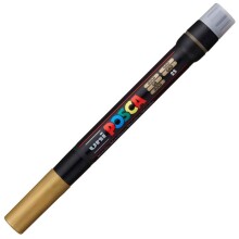 Uni Posca PCF-350 Su Bazlı Poster Marker Kalem 3-10 mm Gold 25 - Uni