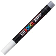 Uni Posca PCF-350 Su Bazlı Poster Marker Kalem 3-10 mm White 1 - Uni