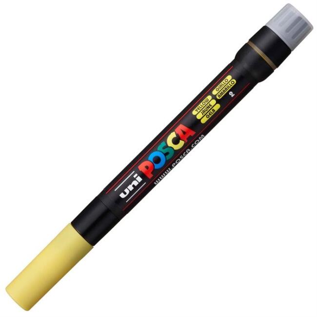 Uni Posca Marker PCF-350 3-10 mm Yellow - 1