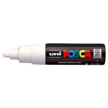 Uni Posca PC-7M Su Bazlı Poster Marker Kalem 4.5-5.5 mm White 1 - Uni (1)