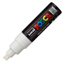 Uni Posca PC-8K Su Bazlı Poster Marker Kalem 8 mm White 1 - Uni (1)