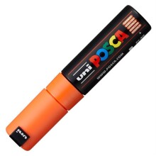 Uni Posca PC-8K Su Bazlı Poster Marker Kalem 8 mm Orange 4 - Uni