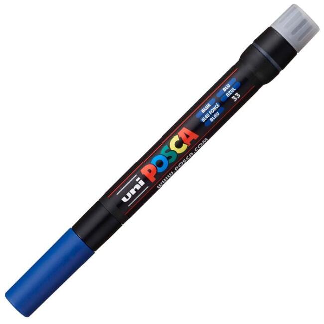 Uni Posca Marker PCF-350 1-10 mm Blue - 3