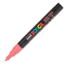 Uni Posca Marker PC-3M Boyama Markörü 0.9-1.3 mm Coral Pink - Uni (1)