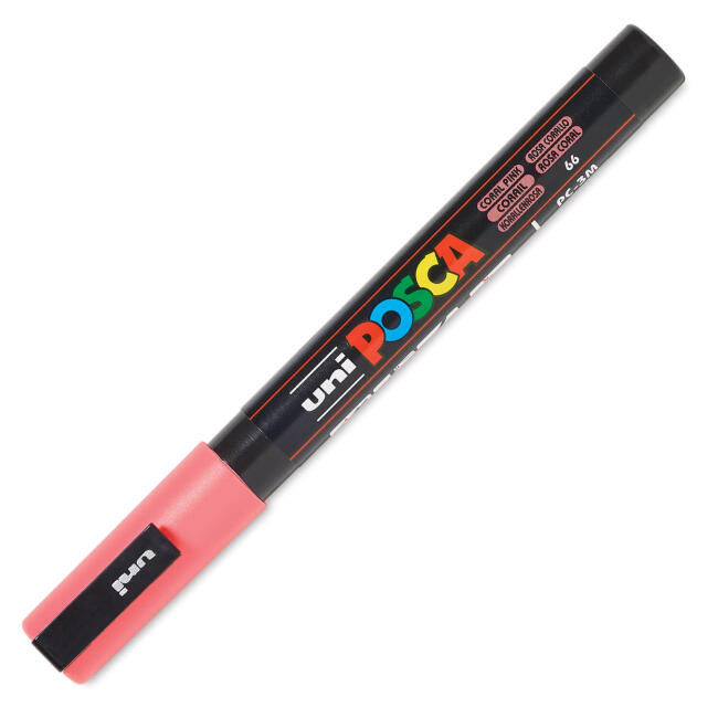 Uni Posca Marker PC-3M Boyama Markörü 0.9-1.3 mm Coral Pink - 1