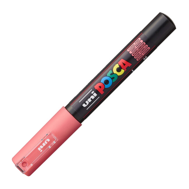 Uni Posca PC-1M Su Bazlı Poster Marker Kalem 0.7 mm Coral Pink 66 - 1