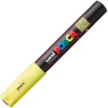 Uni Posca PC-1M Su Bazlı Poster Marker Kalem 0.7 mm Sunshine Yellow P2 - 1