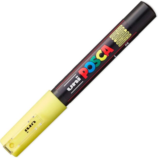 Uni Posca PC-1M Su Bazlı Poster Marker Kalem 0.7 mm Sunshine Yellow P2 - 1