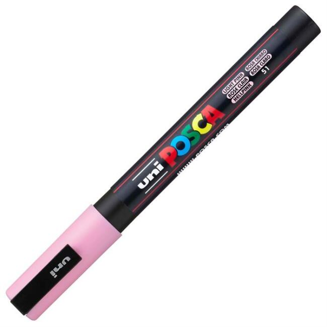 Uni Posca Marker PC-3M 0,9-1,3 mm Light Pink - 3