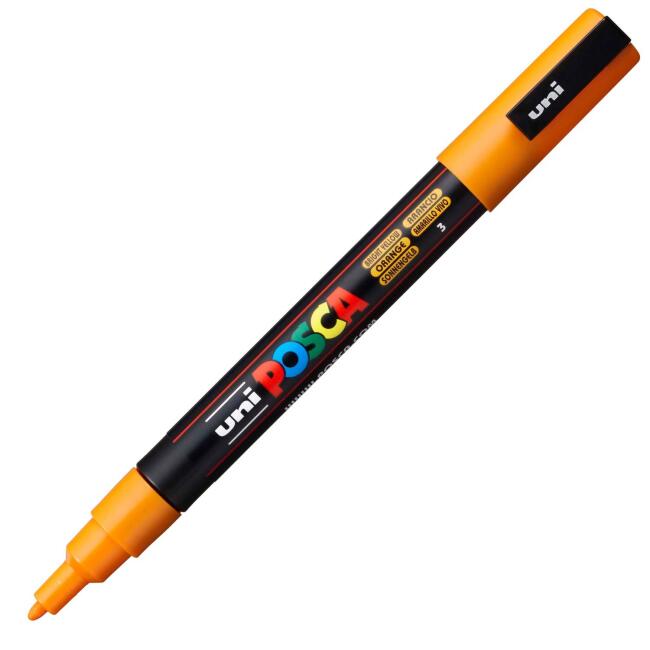 Uni Posca Marker PC-3M 0,9-1,3 mm Bright Yellow - 4