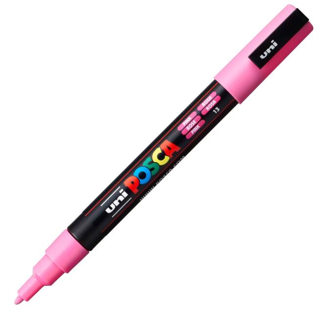 Uni Posca Marker PC-3M 0,9-1,3 mm Pink - 4
