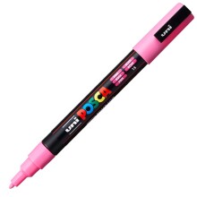 Uni Posca PC-3M Su Bazlı Poster Marker Kalem 0.9-1.3 mm Pink 13 - Uni (1)