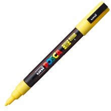 Uni Posca Marker PC-3M Boyama Markörü 0.9-1.3 mm Yellow - Uni (1)